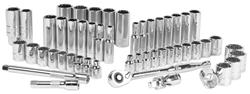 Performance Tool 51-Piece 3/8 in. Drive Mechanics Tool Sets W38905