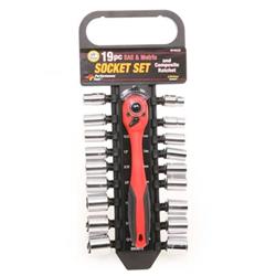 Performance Tool 19-Piece Socket Sets