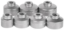 Performance Tool 7-Piece Oil Cartridge Socket Sets