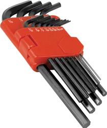 Performance Tool 12-Piece SAE Long-Style Hex Key Wrench Sets W86101