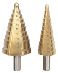 Performance Tool Step Drill Bit 2-Piece Sets