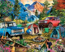 Ford Bronco Camping Trip Jigsaw Puzzle 1630PZ