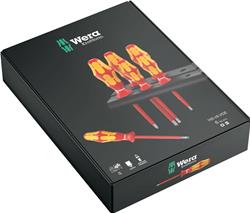 Wera Tools Kraftform Plus 160i/6 Insulated Professional Screwdriver Sets 05006145001