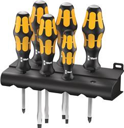 Wera Tools Kraftform Plus 900 Series Black Point Tip Screwdrivers 05018282001