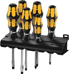 Wera Tools Kraftform Plus 900 Series Black Point Tip Screwdrivers 05018283001