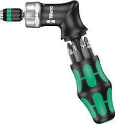 Wera Tools Kraftform Kompakt 60 RA Pistol Screwdriver with Bit Sets 05051030001