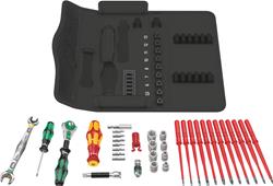 Wera Tools 35-Piece Kraftform Kompakt W2 Maintenance Tool Sets