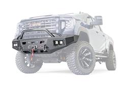 Warn Ascent HD Bumpers with Baja Grille Guards for 2020-2021 SIERRA 2500 HD, SIERRA 3500 HD - 107179