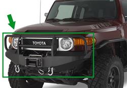 Warrior Products Standard Bumpers for 2007-2014 FJ CRUISER - 3530
