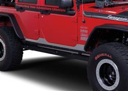 Warrior Products Heavy-Duty Aluminum Sideplate Rocker Covers for 2007-2017 WRANGLER, 2018 WRANGLER JK - 5500