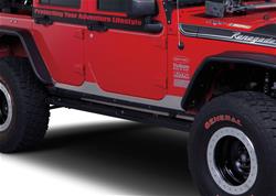 Warrior Products Heavy-Duty Aluminum Sideplate Rocker Covers for 2007-2017 WRANGLER, 2018 WRANGLER JK - 5515