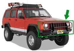 Warrior Products Standard Bumpers for 1984-2001 CHEROKEE - 56051