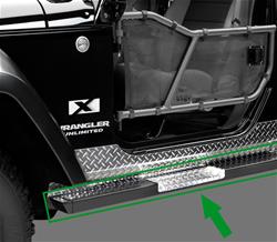 Warrior Products Rock Bars for 2007-2017 WRANGLER, 2018 WRANGLER JK - 7410