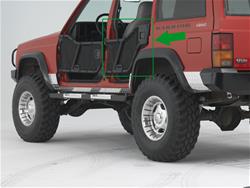 Warrior Products Adventure Tube Doors for 1997-2001 CHEROKEE - 90852