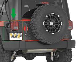 Warrior Products Rear Corner Guards for 2007-2017 WRANGLER, 2018 WRANGLER JK - 920APC