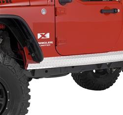 Warrior Products Sideplate Rocker Panel Covers for 2007-2017 WRANGLER, 2018 WRANGLER JK - 921