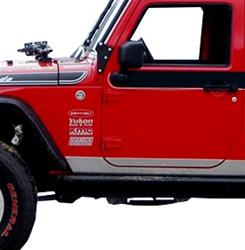 Warrior Products Sideplate Rocker Panel Covers for 2007-2017 WRANGLER, 2018 WRANGLER JK - 921EPA