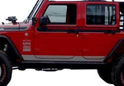 Warrior Products Sideplate Rocker Panel Covers for 2007-2017 WRANGLER, 2018 WRANGLER JK - 922EPA