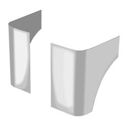 Warrior Products Rear Corner Guards for 2007-2017 WRANGLER, 2018 WRANGLER JK - 926PA