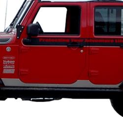 Warrior Products Sideplate Rocker Panel Covers for 2007-2017 WRANGLER, 2018 WRANGLER JK - 928PA