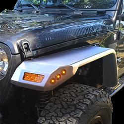 Warrior Products Front Tube Fenders for 2018-2021 WRANGLER - S6314-RAW