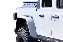Warrior Products Tube Fender Flares for 2020-2023 GLADIATOR - S7333-RAW