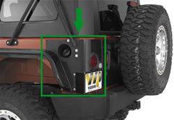 Warrior Products Rear Corner Guards for 2007-2017 WRANGLER, 2018 WRANGLER JK - S926A