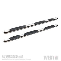 Westin Pro Traxx 5 Wheel-to-Wheel Oval Step Bars for 2019-2025 SIERRA 1500, SILVERADO 1500 - 21-534690