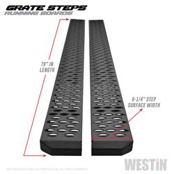 Westin Grate Steps Running Boards 27-74735