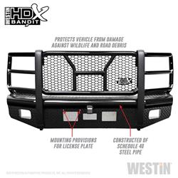 Westin HDX Bandit Front Bumpers for 2018-2020 F-150 - 58-31105