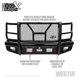 Westin HDX Bandit Front Bumpers for 2017-2022 F-250 SUPER DUTY, F-350 SUPER DUTY - 58-31125