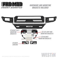 Westin Pro-Mod Front Bumpers 58-41005