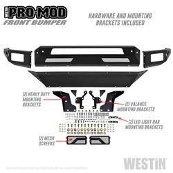 Westin Pro-Mod Front Bumpers for 2011-2018 1500, 2019-2024 1500 CLASSIC, 2009-2010 RAM 1500 - 58-41025