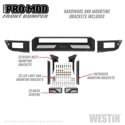 Westin Pro-Mod Front Bumpers for 2014-2021 TUNDRA - 58-41035