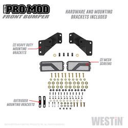 Westin Pro-Mod Front Bumpers for 2015-2019 SILVERADO 2500 HD, SILVERADO 3500 HD - 58-41165