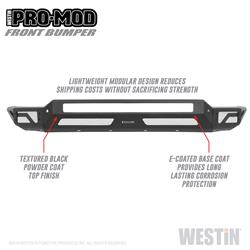 Westin Pro-Mod Front Bumpers for 2020-2023 SILVERADO 2500 HD, SILVERADO 3500 HD - 58-41225