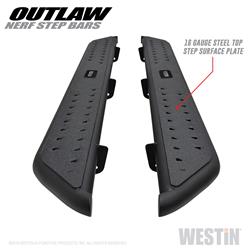 Westin Outlaw Step Bars 58-53715