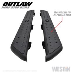 Westin Outlaw Step Bars 58-53725