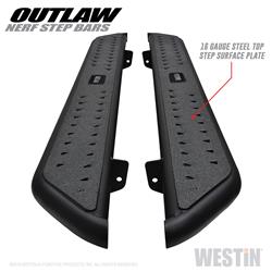 Westin Outlaw Step Bars 58-53935