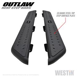 Westin Outlaw Step Bars 58-53945