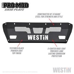 Westin Pro-Mod Skid Plates for 2015-2019 SILVERADO 2500 HD, SILVERADO 3500 HD - 58-71165
