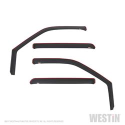 Westin In-Channel Wind Deflectors for 2017-2019 F-350 SUPER DUTY, F-250 SUPER DUTY, 2015-2020 F-150 - 72-37907