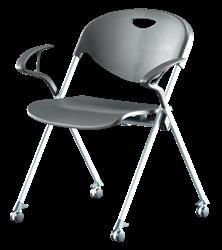 Workshop Solutions Stack-Nest-Gang Folding Chairs