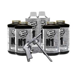Sweet Patina N1 Textured Coating Kit with Schutz Gun 1 Quart Satin Clear SP-N1T