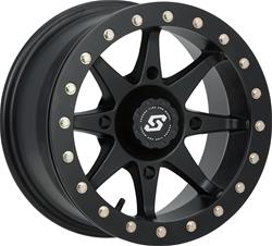 Sedona Tire and Wheel Storm Beadlock Satin Black Wheels 14x7