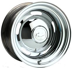 Wheel Vintiques 33 Series Chrome 1971 & Up Pickup Rallye Chrome Wheels 15x8