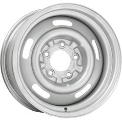 Wheel Vintiques 37 Series Silver 1971 & Up Pickup Rallye Silver Wheels 15x10