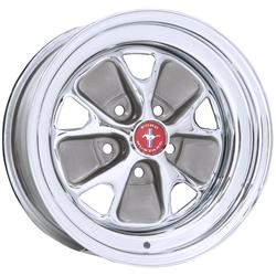 Wheel Vintiques 55 Series Steel Rallye Charcoal Wheels 14x6
