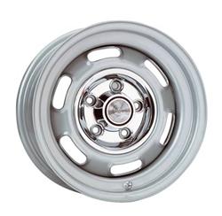 Wheel Vintiques 59 Series Pontiac Rallye I Silver Powdercoated Wheels 14x6