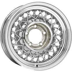 Wheel Vintiques 74 Series Cadillac Style Wire Chrome Wheels 15x6